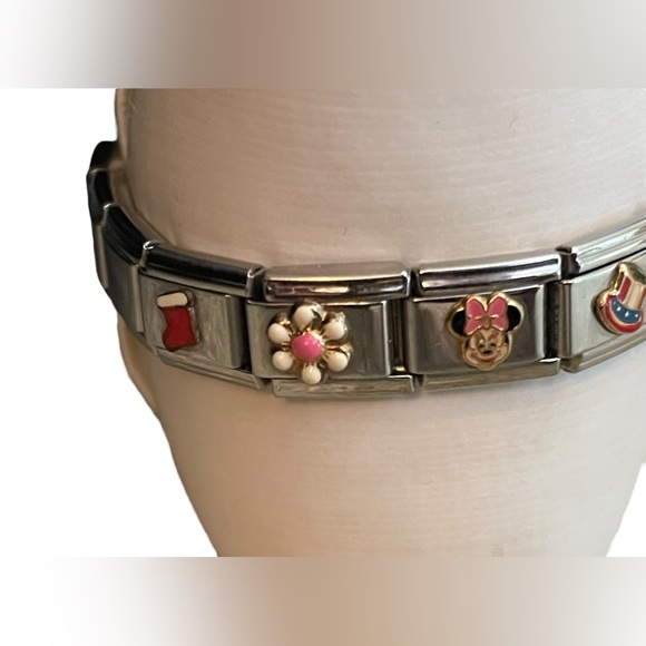 Walt Disney 9mm Italian Add-A-Link Charm Bracelet - Picture 3 of 10